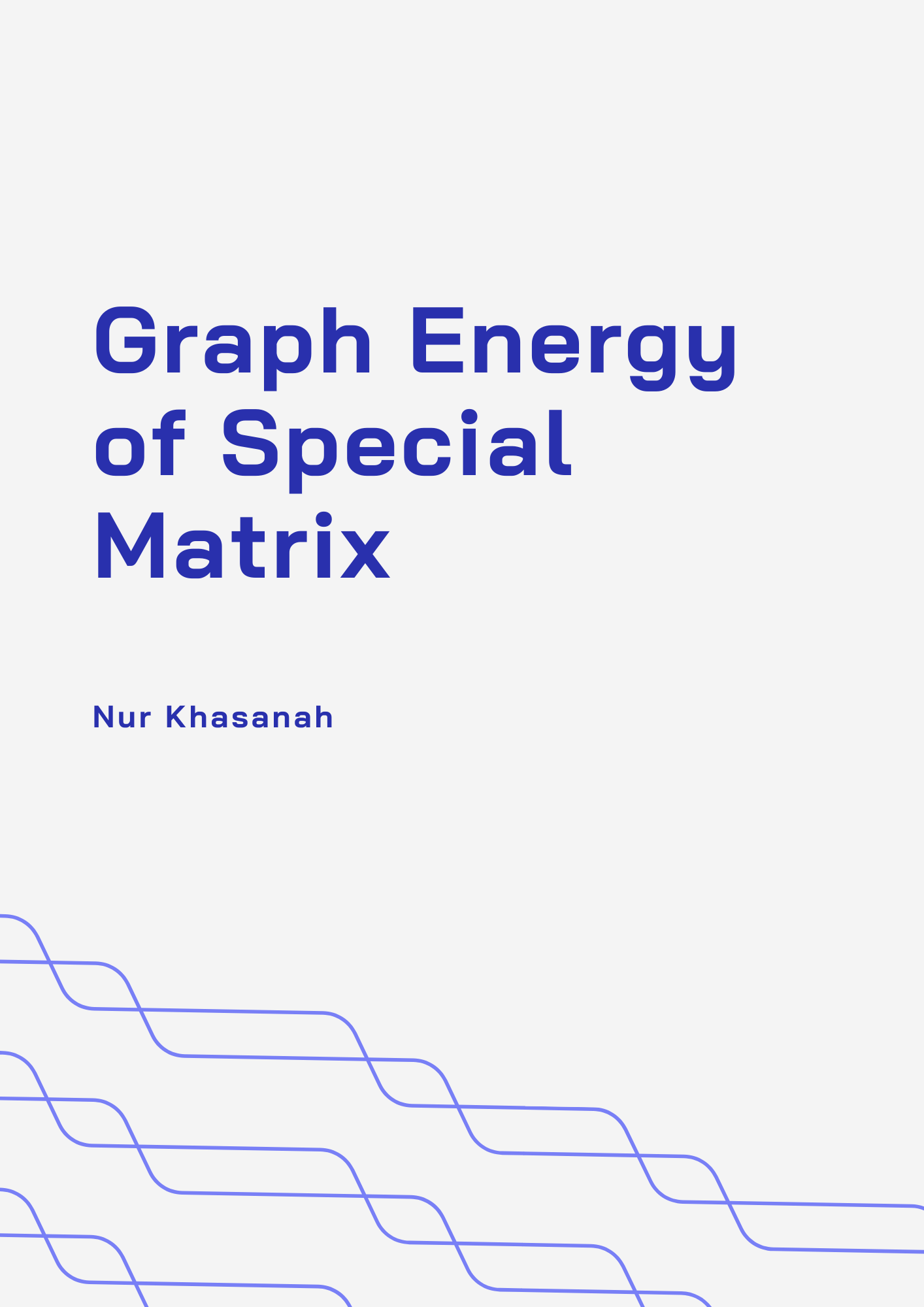 Graph Energy of Special Matrix