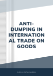 Anti-Dumping In International Trade On Goods