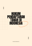 Hukum Pendaftaran Tanah Di Indonesia