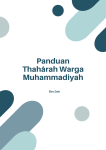 Panduan Thahârah Warga Muhammadiyah