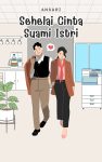 Warna-warni ilustrasi kartun cerita romantis pasangan kantor sampul buku