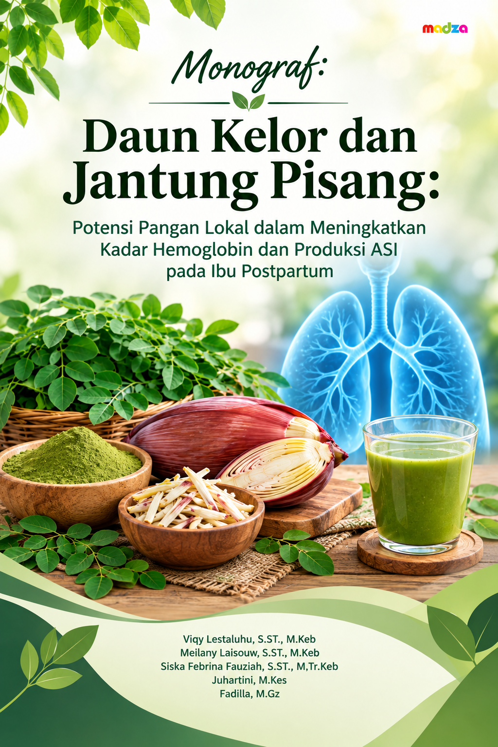 Monograf: Daun Kelor dan Jantung Pisang: Potensi Pangan Lokal dalam Meningkatkan Kadar Hemoglobin dan Produksi ASI pada Ibu Postpartum